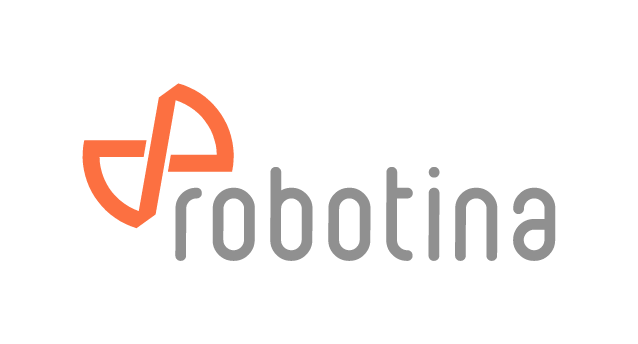 Robotina logo barvni PNG