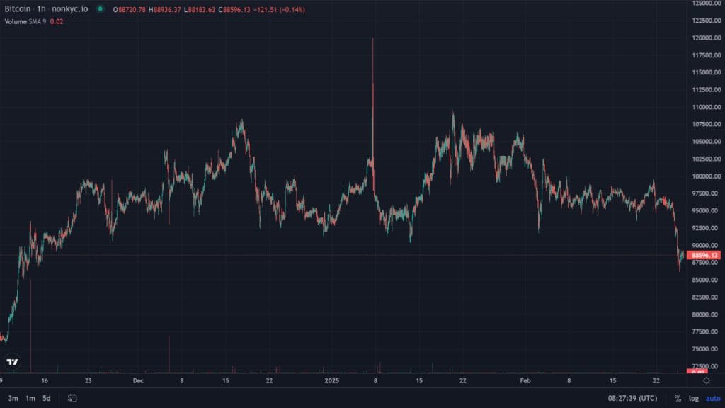 BTC December2024 to Current Time 20250226