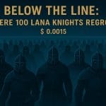Lana Knights Below the Line Kriptovalute